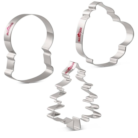 Winter Christmas Cookie Cutter Set - 3 Pieces - Picture 1 of 3